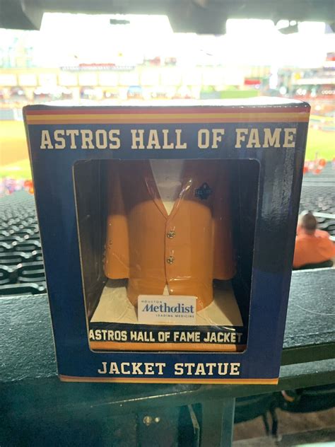 replica astros hof jacket statue|Houston Astros HOF Jacket Statue SGA Hall Of Fame .